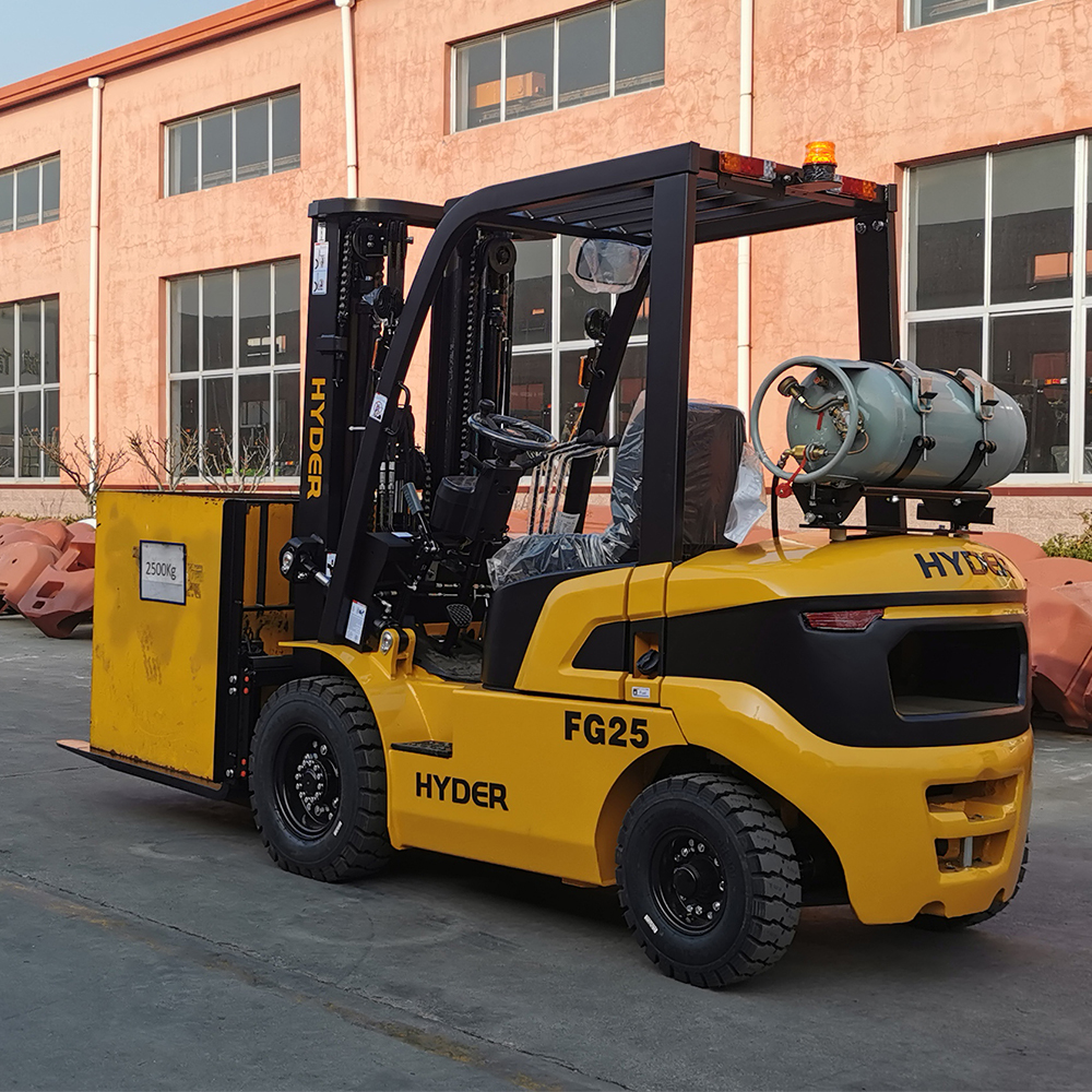 2.5t 2500kgs gasoline LPG propane forklift