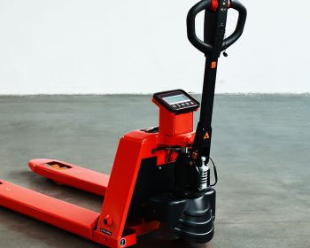 עגלת משטחים חשמלית עם משקל