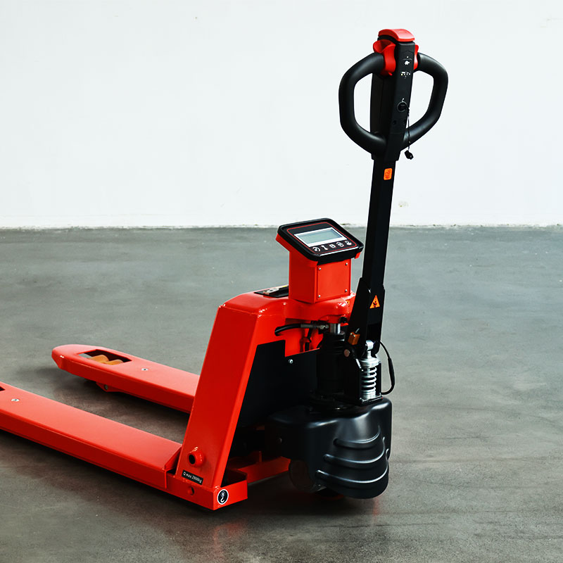 electric pallet truck with scale