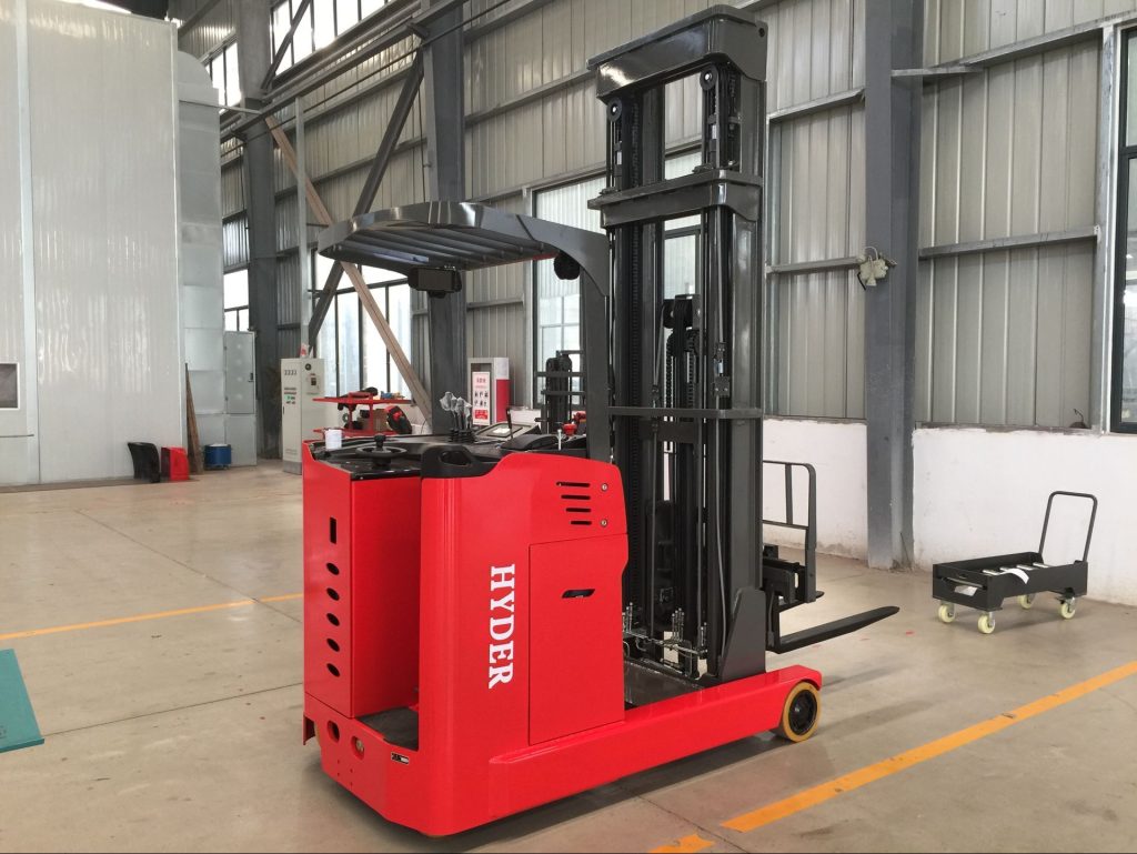 48V standing-on electric reach truck forklift