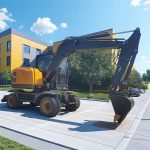 JH9065 Wheel Excavator  Mini but Powerful