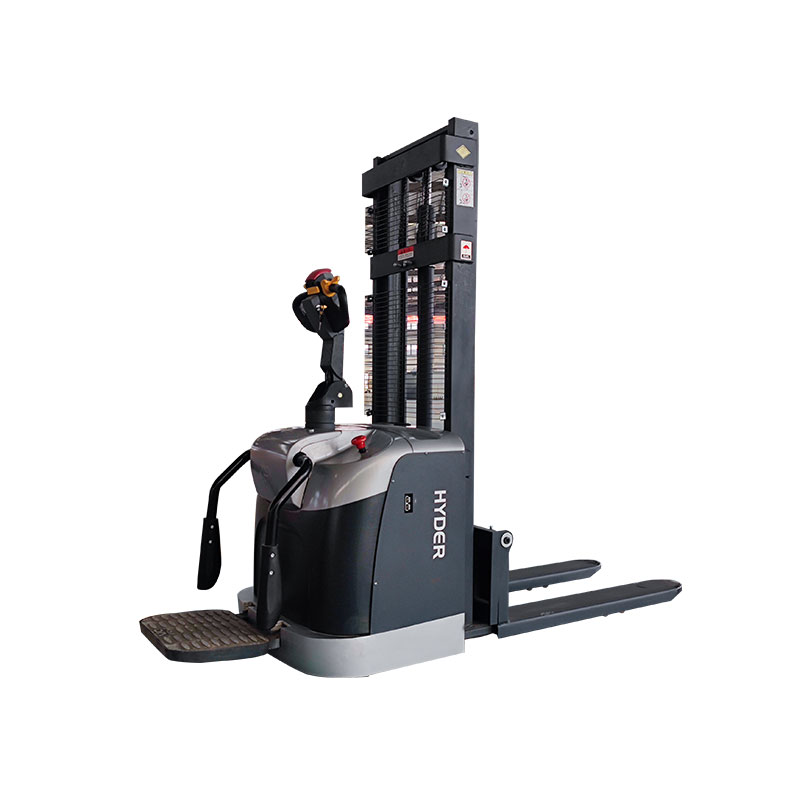 Hyder ride on pallet stacker