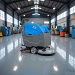 Hyder Walk Behind Electric Floor Scrubbers for Warehouse Cleaning