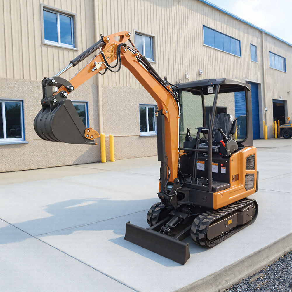 Mini excavator for urban digging work