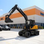 Motor diesel para escavadeira de rodas JH9075 de 800 kg