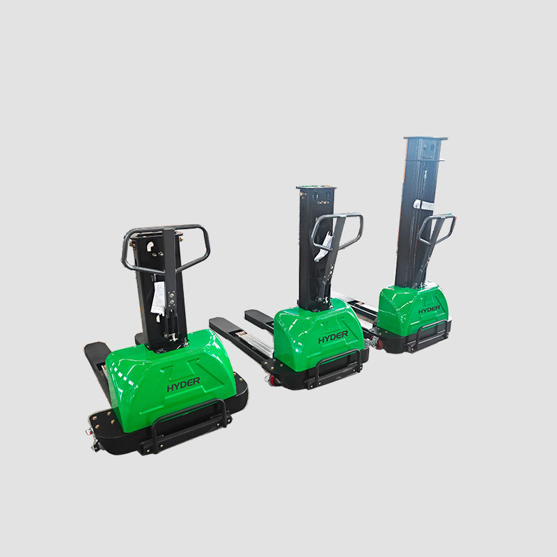 Semi electric self loading stackers