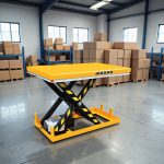 Single Scissor Lift Table Fixed for Package Pick