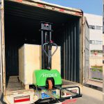 Hyder Portable Electric Pallet Stackers 700kg 1000Kg for Heavy Pallets Transportation